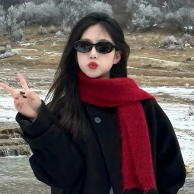 抽象画中的越南少女